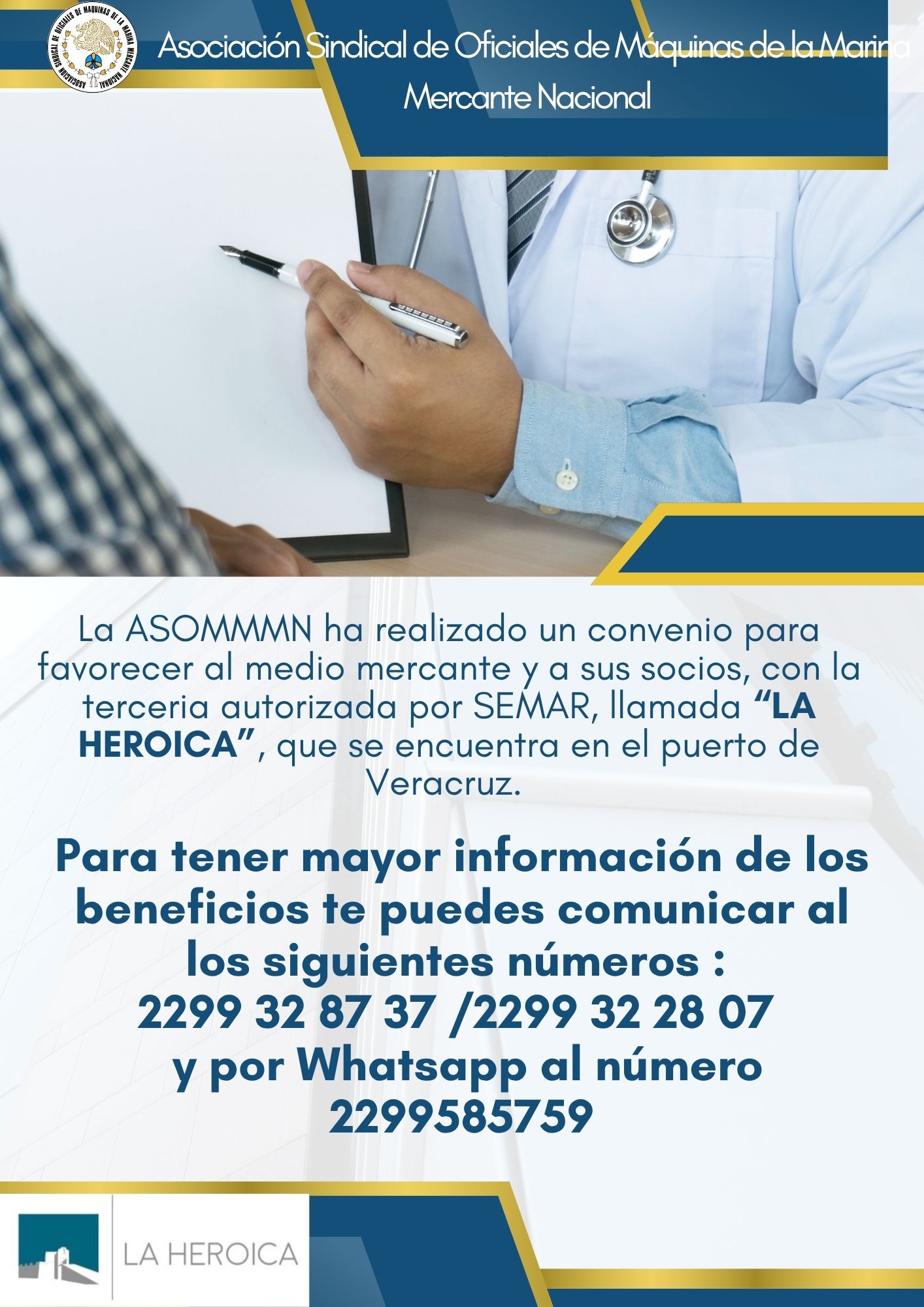 Convenio con la Tercería la Heroica